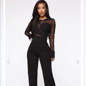 Fashion Nova black jumpsuit